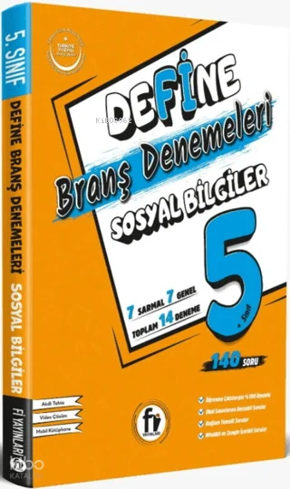 Fi Yayınları 5. Sınıf Define Sosyal Bilgiler Branş Deneme