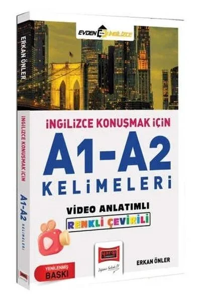 İngilizce Konuşmak İçin A1 - A2 Kelimeleri (Renkli Çeviri)