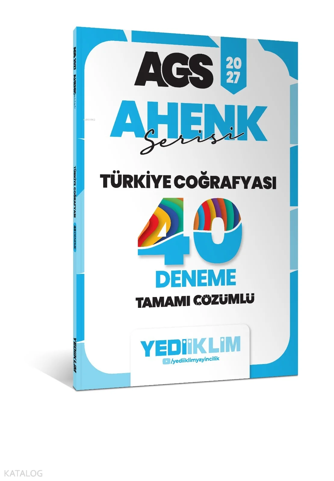 Yediiklim Yayınları 2027 MEB AGS Ahenk Türkiye Coğrafyası Tamamı Çözümlü 40 Deneme