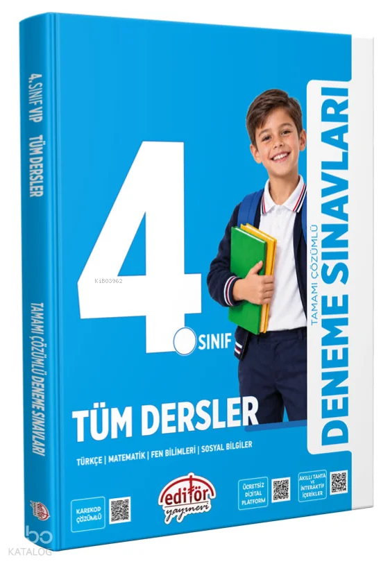 Editör Yayınları 4. Sınıf Tüm Dersler Tamamı Çözümlü Deneme Sınavı