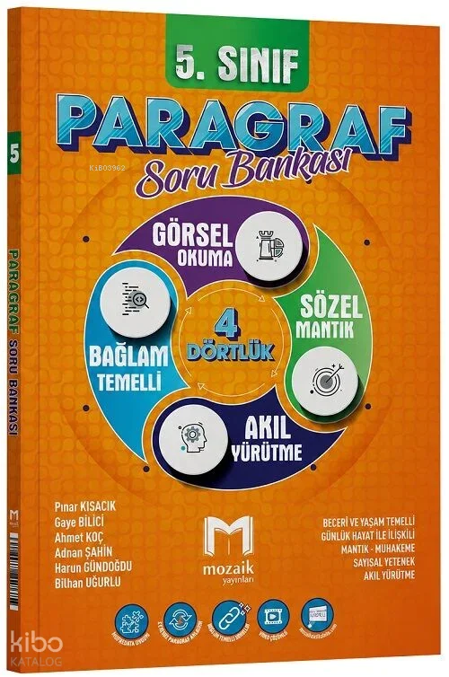 Mozaik 5. Sınıf Paragraf Soru Bankası