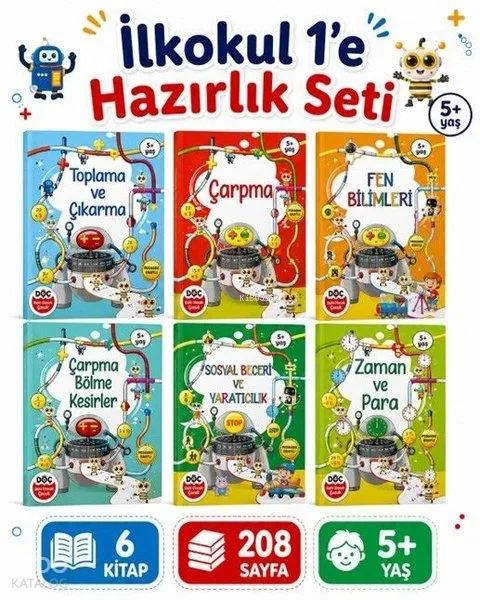 DOÇ - Dahi Olacak Çocuk Yayınları İlkokul 1'e Hazırlık Seti