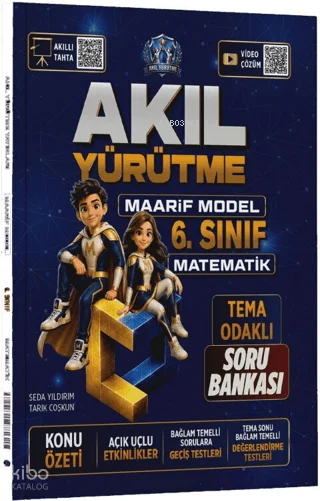 Akıl Yürütme Yayınları 6. Sınıf Matematik Maarif Model Tema Odaklı Soru Bankası