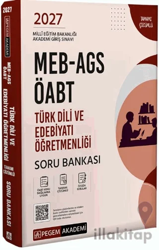 2027 MEB-AGS ÖABT Türk Dili ve Edebiyatı Öğretmenliği Soru Bankası