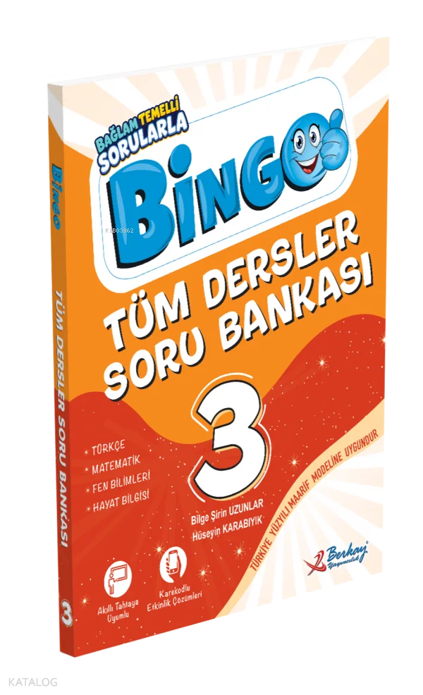 Berkay Yayıncılık 3. Sınıf Bingo Tüm Dersler Soru Bankası