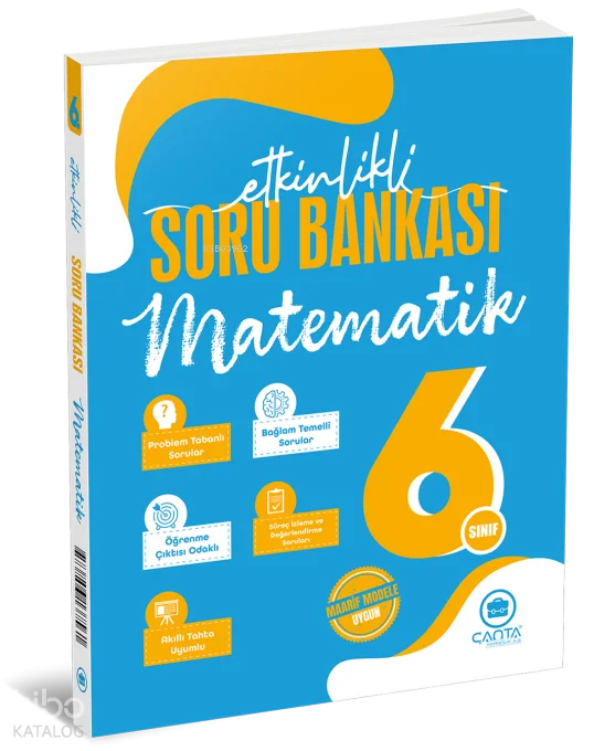Çanta Yayınları 6. Sınıf Matematik Etkinlikli Kazanım Sıralı Soru Bankası