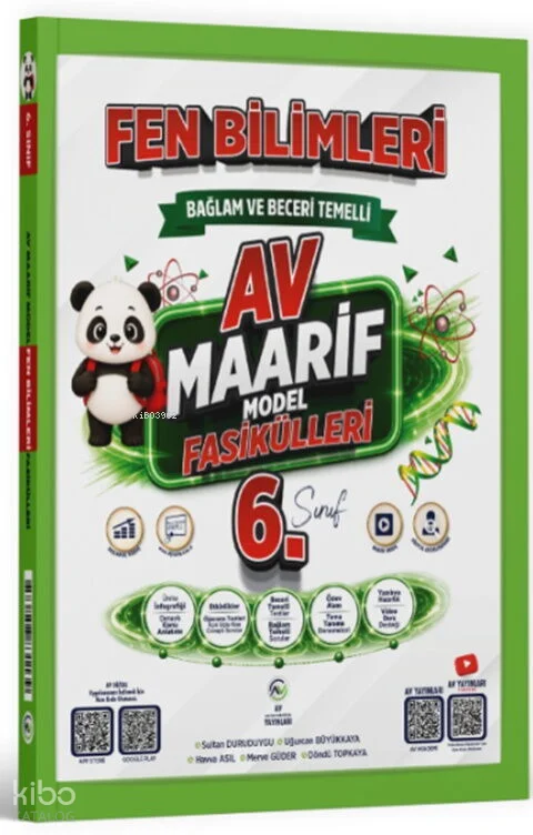 Av Yayınları 6. Sınıf Fen Bilimleri Maarif Model Fasikülleri