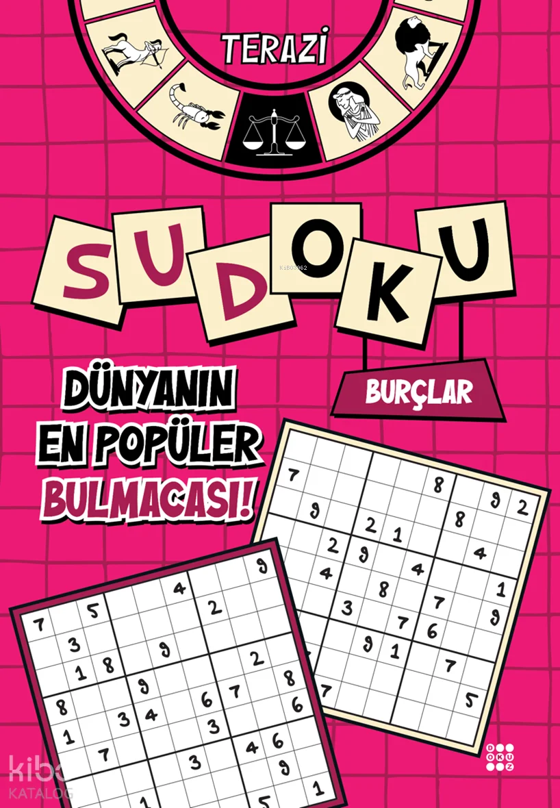 Burçlar Temalı Sudoku - Terazi (Kalem Hediyeli)