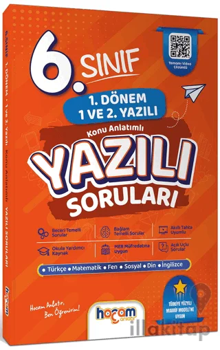 6. Sınıf Konu Anlatımlı Yazılı Soruları Tamamı Video Çözümlü - Hediye Planlama Kitapçığı