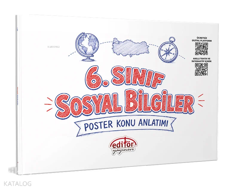 Editör Yayınları 6. Sınıf Sosyal Bilgiler Poster Konu Anlatımlı