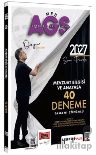 2027 MEB-AGS Mevzuat Bilgisi ve Anayasa Tamamı Çözümlü 40 Deneme